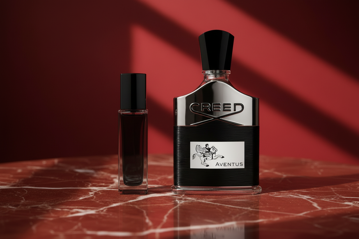 High quality black bottle with Creed Aventus