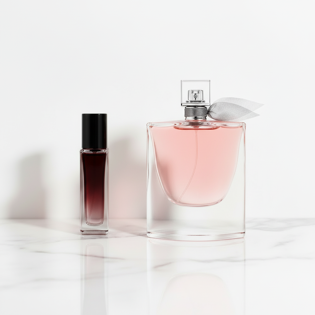 La Vie Est Belle with corrected red bottle