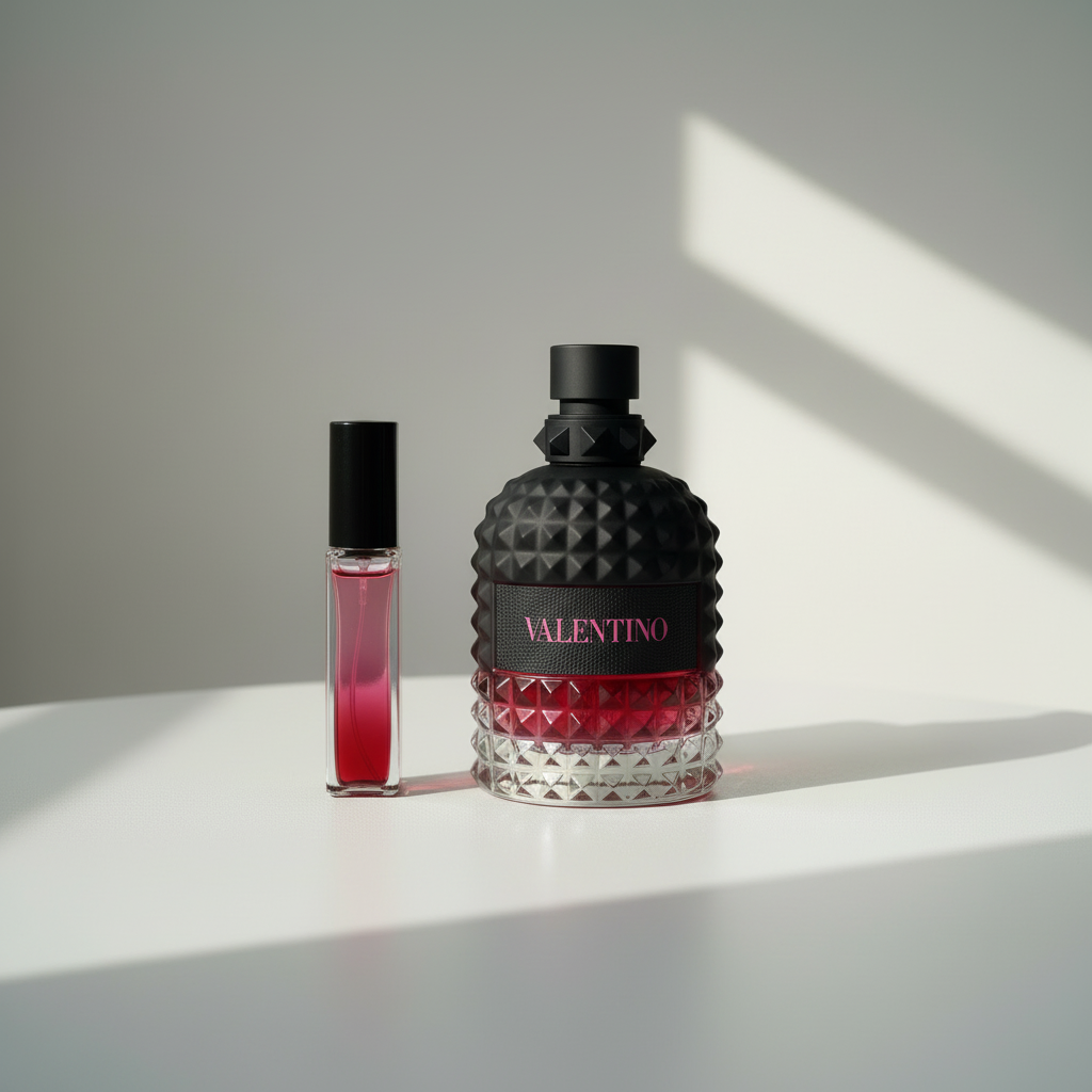 Valentino bottles in Tom Ford composition